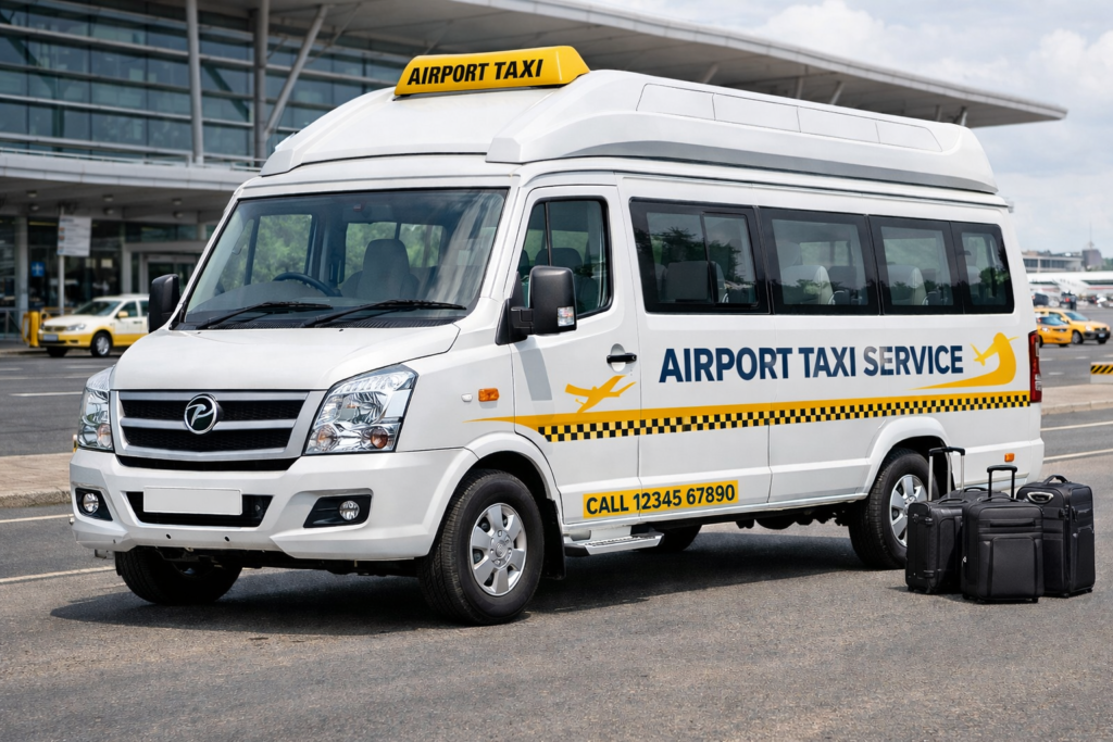 airport pickup and drop service tempo traveller bangalore